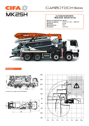 Автобетонозмішувачі CIFA MK25H