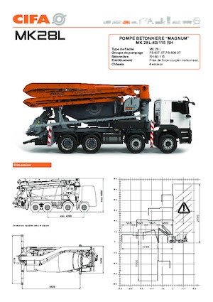 Автобетонозмішувачі CIFA MK28L