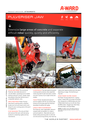 Бетонні подрібнювачі A-Ward AP400