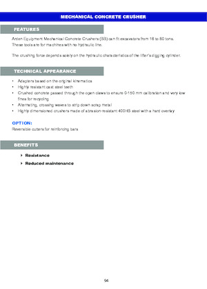 Бетонні подрібнювачі Arden BB900