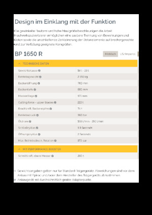 Бетонні подрібнювачі Epiroc BP 1650 R