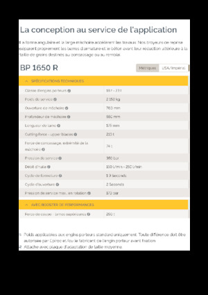 Бетонні подрібнювачі Epiroc BP 1650 R