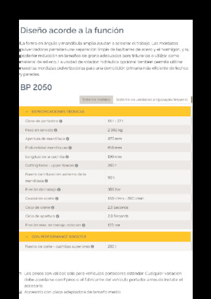 Бетонні подрібнювачі Epiroc BP 2050
