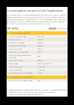 Бетонні подрібнювачі Epiroc BP 3050