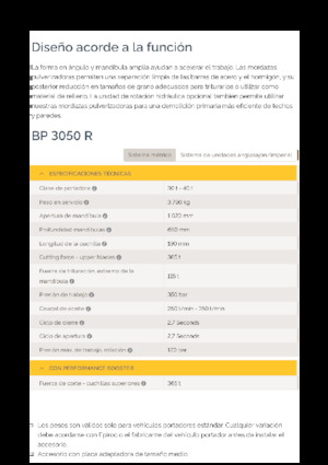 Бетонні подрібнювачі Epiroc BP 3050 R