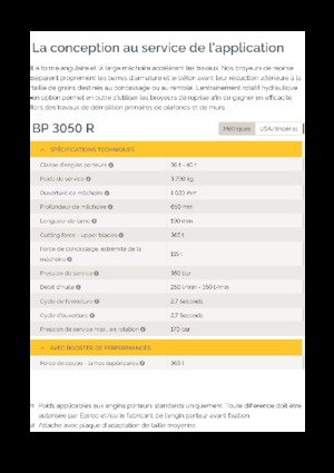 Бетонні подрібнювачі Epiroc BP 3050 R