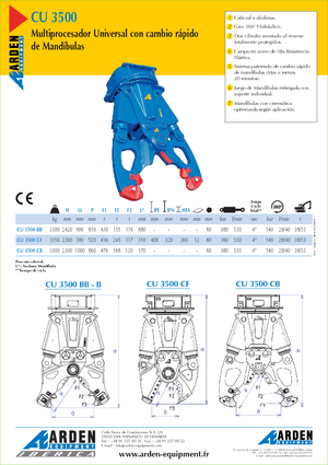 Бетонні подрібнювачі Arden CU 3500 BB