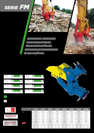 Бетонні подрібнювачі TREVI BENNE FM 100