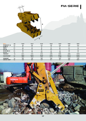 Бетонні подрібнювачі OSA Demolition Equipment FM 55