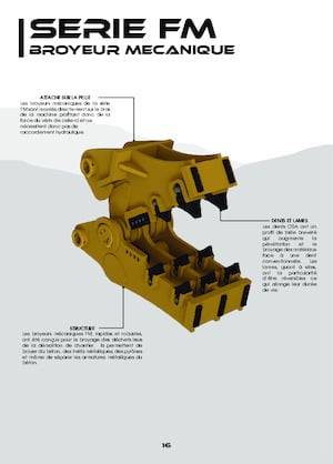 Бетонні подрібнювачі OSA Demolition Equipment FM 55