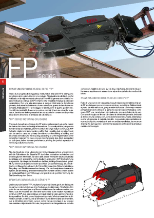 Бетонні подрібнювачі VTN FP24 