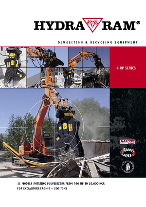 Бетонні подрібнювачі Hydra Ram HRP-110V