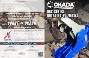Бетонні подрібнювачі Okada ORC220A