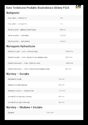 Бетонні подрібнювачі Caterpillar P324