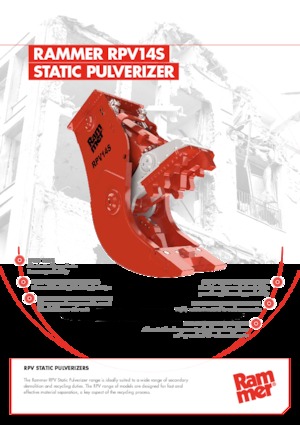 Бетонні подрібнювачі Rammer RPV14S
