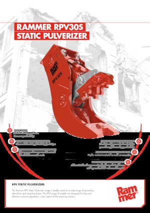 Бетонні подрібнювачі Rammer RPV30S