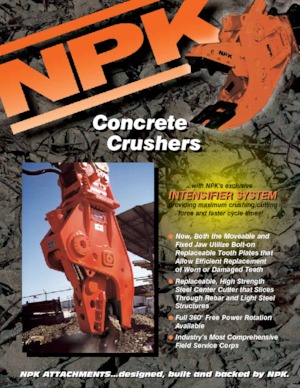 Бетонні подрібнювачі NPK U-45JR