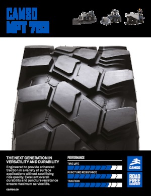 Шини для будівельної техніки Camso MPT 753 340/80-18 IND