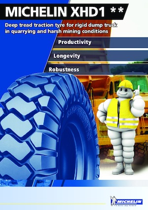 Шини для будівельної техніки Michelin XHD1 14.00 R 25	