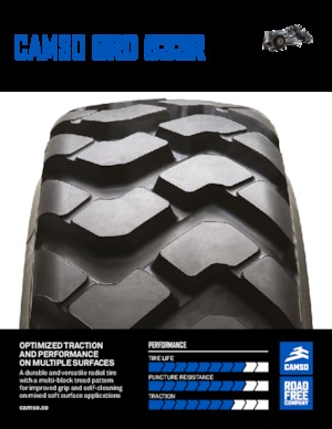 Шини для будівельної техніки Camso GRD 533R 14.00R24