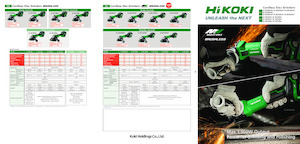Акумуляторні кутові шліфувальні машини HiKOKI G1812DA