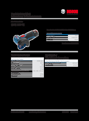 Акумуляторні кутові шліфувальні машини Bosch GWS 12V-76