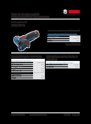 Акумуляторні кутові шліфувальні машини Bosch GWS 12V-76