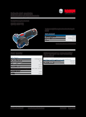 Акумуляторні кутові шліфувальні машини Bosch GWS 12V-76