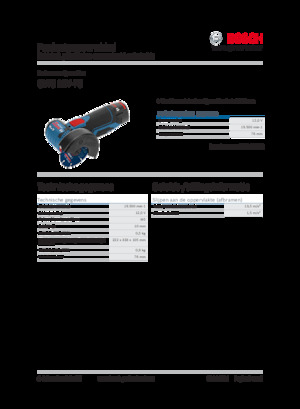 Акумуляторні кутові шліфувальні машини Bosch GWS 12V-76