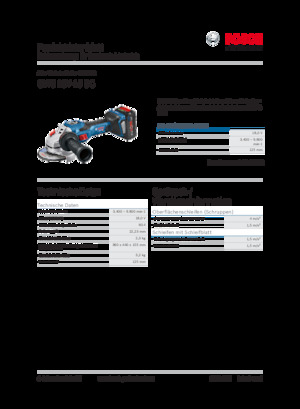 Акумуляторні кутові шліфувальні машини Bosch GWS 18V-15 SC