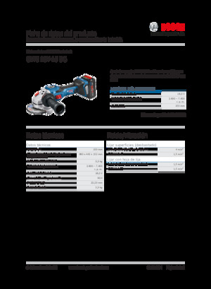 Акумуляторні кутові шліфувальні машини Bosch GWS 18V-15 SC