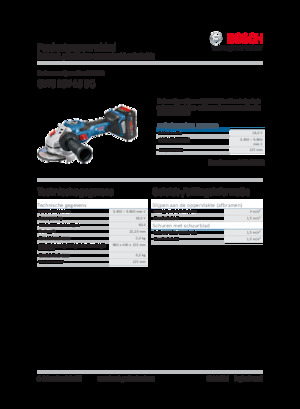 Акумуляторні кутові шліфувальні машини Bosch GWS 18V-15 SC