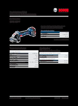 Акумуляторні кутові шліфувальні машини Bosch GWS 18V-7