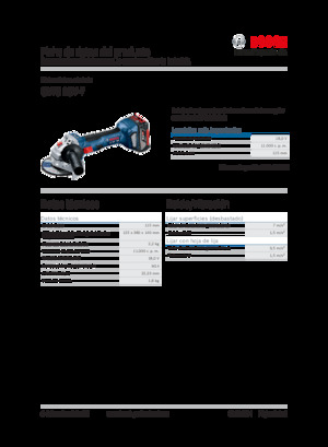 Акумуляторні кутові шліфувальні машини Bosch GWS 18V-7