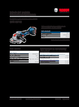 Акумуляторні кутові шліфувальні машини Bosch GWX 18V-10