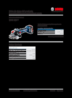 Акумуляторні кутові шліфувальні машини Bosch GWX 18V-7