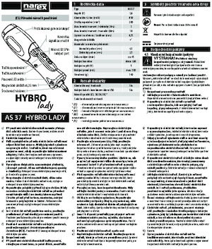 Акумуляторні дрилі та шуруповерти Narex AS 37