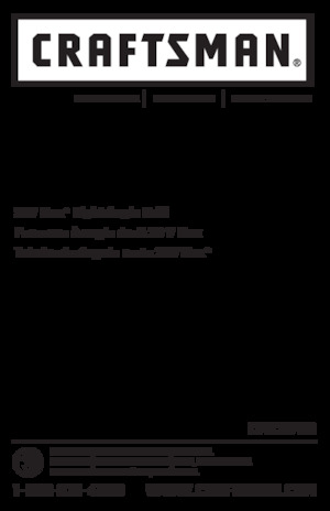 Акумуляторні дрилі та шуруповерти Craftsman CMCD750B 