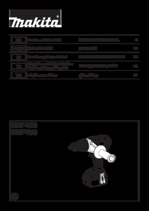 Акумуляторні дрилі та шуруповерти Makita DDF458