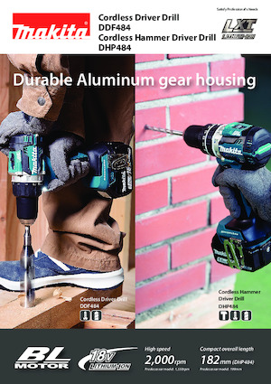 Акумуляторні дрилі та шуруповерти Makita DDF484