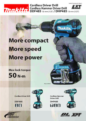 Акумуляторні дрилі та шуруповерти Makita DHP485
