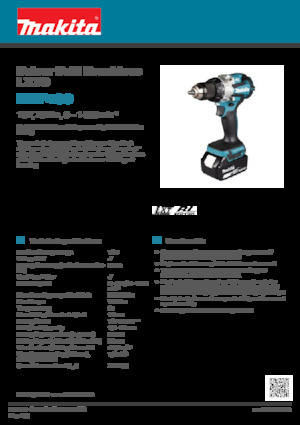Акумуляторні дрилі та шуруповерти Makita DDF489