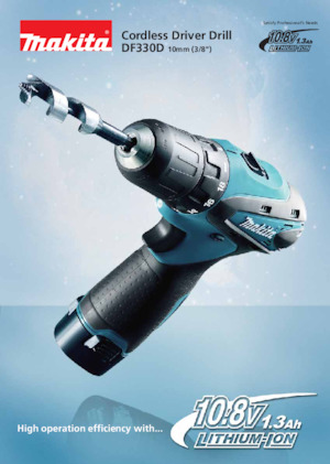 Акумуляторні дрилі та шуруповерти Makita DF330D