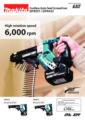 Акумуляторні дрилі та шуруповерти Makita DFR452 