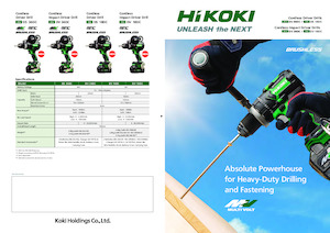 Акумуляторні дрилі та шуруповерти HiKOKI DS18DC