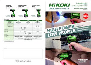 Акумуляторні дрилі та шуруповерти HiKOKI DV18DD