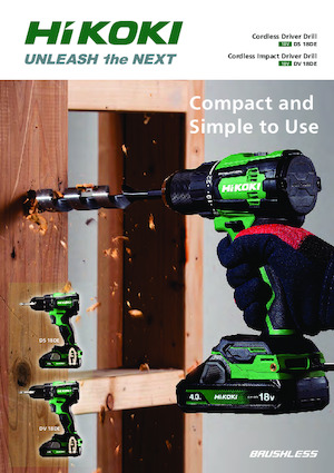Акумуляторні дрилі та шуруповерти HiKOKI DV18DE