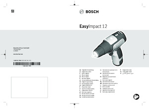 Акумуляторні дрилі та шуруповерти Bosch EasyImpact 12