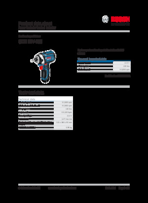 Акумуляторні дрилі та шуруповерти Bosch GDR 12V-105