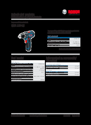 Акумуляторні дрилі та шуруповерти Bosch GSR 12V-15